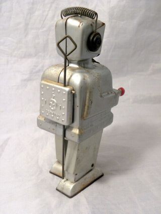 Ca.  1954 Strenco - Strauss ST - 1 Tin Wind Up Robot Toy Vintage Germany 3