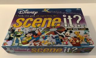 Disney Scene It? Game By Mattel - 2004 Edition - 100 Complete - Family Fun