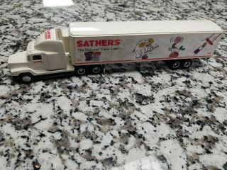 1/64 Freightliner Ertl Sathers Truck And Trailer