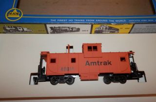 Ahm Ho Scale Amtrak Extended Vision Caboose 5485 - 13