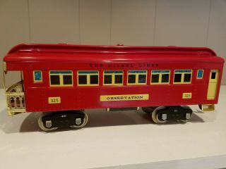 325 Lionel Classics Train Car; Observation Passenger; Standard 6 - 13402
