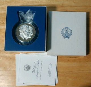 1973 Richard Nixon/agnew Official Inauguration Medal Proof Sterling Silver