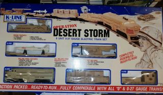 K - Line Operation Desert Storm Electric Train Set K - 1125,  See Ad.  