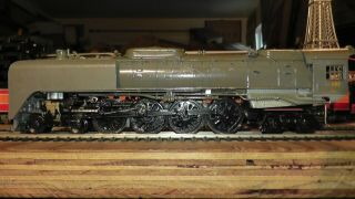 Ho Brass Union Pacific 4 - 8 - 4 Steam Engine Only Tender Missing U.  P Japanese Japan