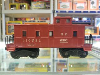 Scarce 1950 Lionel Factory Error 6357 Double Stamped Sp Caboose - Vg/c6