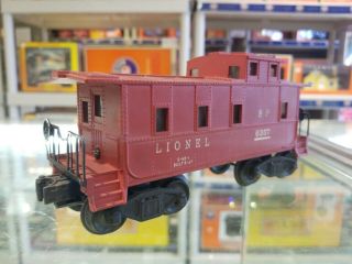 Scarce 1950 Lionel Factory Error 6357 Double Stamped SP Caboose - VG/C6 3