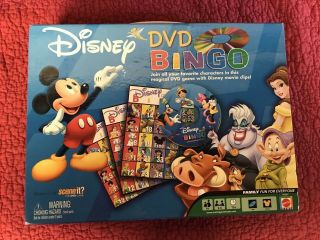 Disney Dvd Bingo From Scene It,  Mickey Mouse,  2005,  Mattel.