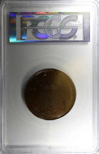 GREAT BRITAIN Charles I 1649 BRONZE MEDAL PCGS MS62 TOP GRADED EIMER - 162a 3