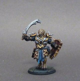 Painted Hero Forge Dragonborn Fighter/paladin D&d,  Rpg,  Wargames