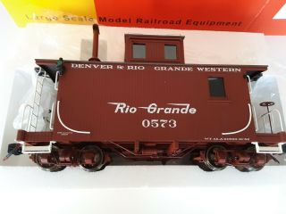 Accucraft / Ams Am33 - 013a Short Caboose D&rgw 0573 Flying Rio Grande 1:20.  3