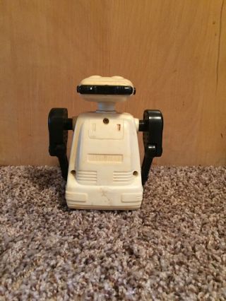 Robot toy vintage 1980s battery operated droid White Acrobot 2