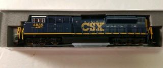 Kato N Scale Locomotive With Dcc Decoder,  Emd Sd70ace 176 - 8436,  Csx 4835,