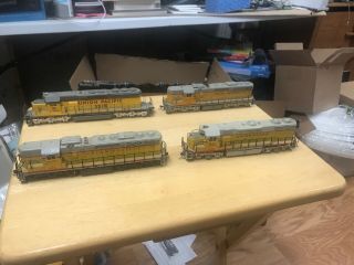 Ho Scale Union Pacific Diesel 4 Pack