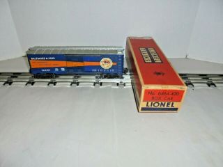 LIONEL 6464 - 400 B&O BOX CAR WITH BOX POSTWAR 2