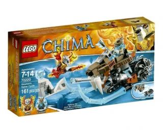 Lego Legends Of Chima 70220 Strainor’s Saber Cycle - Nisb Retired