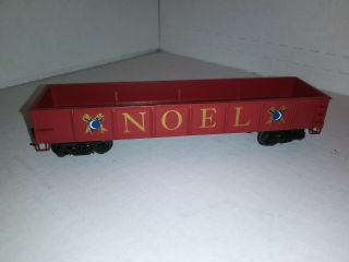 Bachmann Ho Scale Noel White Christmas Express Train Gondola Car