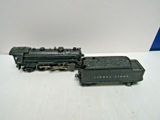 Lionel O27 - Scale Post War 1666 2 - 6 - 2 Locomotive And Tender