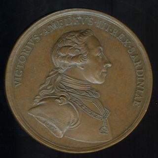 1783 Sardinia Amadeus Iii Turin Science Academy Medal