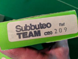 Subbuteo H/w Team West Ham Ref 209 Numbered Box