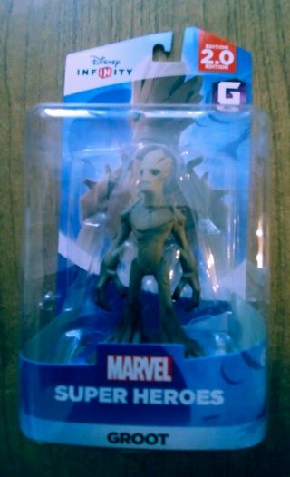 Groot Disney Infinity 2.  0 Marvel Figure - Guardians Of The Galaxy - " On Card "