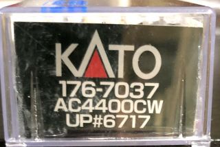 N Scale Kato AC4400CW Union Pacific 6717 DCC Equipped 3