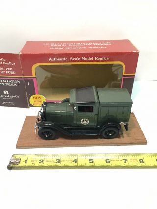 Yorkshire Co 1931 Model A Ford Telephone Line Installation Utility Truck 1/25