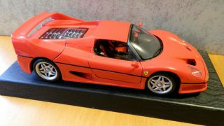 Maisto Special Edition 1/18 Scale 1995 Ferrari F 50 Red Diecast Car In Fair Box