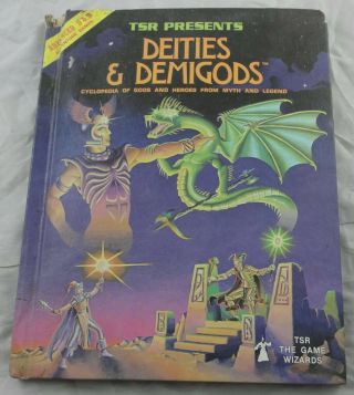 Advanced Dungeons & Dragons Deities & Demigods Tsr2013 1980 Ad&d