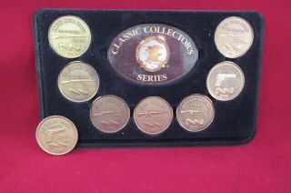 National Rifle Association Classic Collectors Series Firearms Set 8 Coins Rare