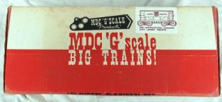 Mdc G Scale Big Train Ore Car Smooth Side Assembled Union Pacific G4161 W/ Box