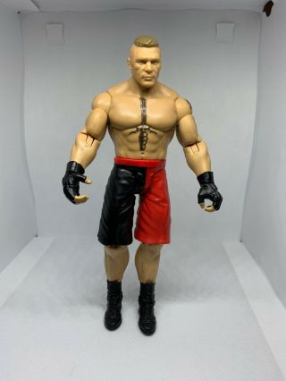 Brock Lesnar Mattel 2012 Wwe Figure Wrestling Black/red Trunks The Beast