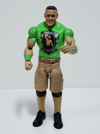 John Cena - Wwe Wwf Mattel Basic Series Wrestling Superstar Action Figure Green