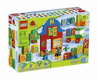 Retired - Lego Duplo Play With Letters Set Alphabet 6051 100 Complete