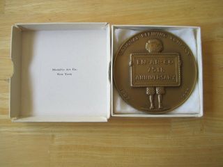 En - Ar - Co National Refining Company 75th Anniversary Bronze Medal 1882 - 1957