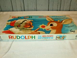 1977 Cadaco Inc.  Rudolph the Red - Nosed Reindeer Board Game 2