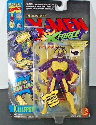 1994 X - Men X - Force Killspree Action Figure - Slashing Blade Arms