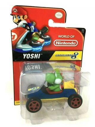 Jakks World Of Nintendo Mario Kart 8 - Yoshi Racer Vehicle 2 " Series 1 - 1 Figure