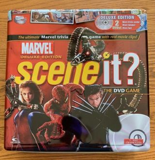 Marvel Deluxe Edition Scene It The Dvd Game Trivia Game