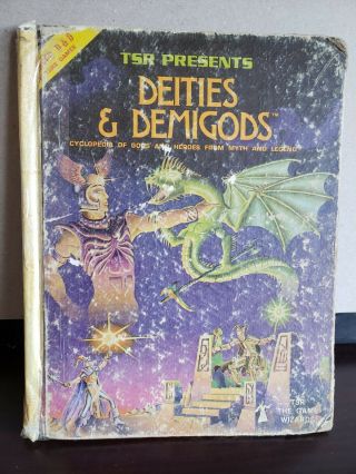 Advanced Dungeons And Dragons Deities & Demigods 1980 Tsr Ad&d D&d 128 Pages