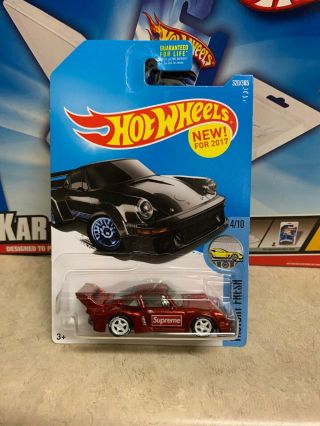 2017 Hot Wheels Porsche 934.  5 Custom Red Candy/spectraflame Supreme Real Riders