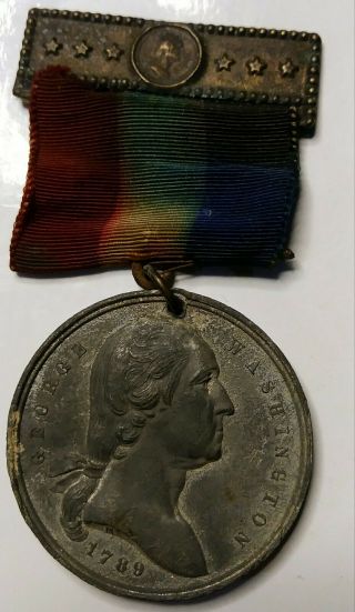 1889 George Washington - Inaugural Medal - York City,  Ny