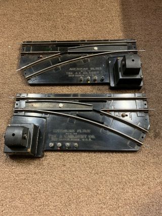 American Flyer Gilbert S Scale Train Track Switches