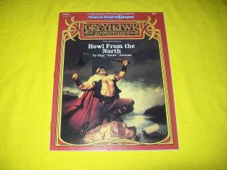 Wgs2 Howl From The North Dungeons & Dragons Ad&d 2nd Edition Greyhawk Tsr 9337 5