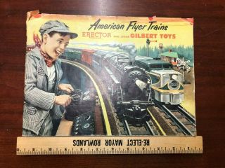 Very Rare 1953 & 1954 American Flyer Train Catalogs