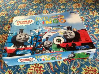 Thomas Train & Friends Dvd Bingo Board Game With Clips From Tv Show Complete