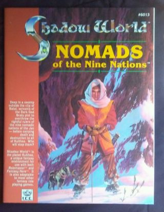 Shadow World Rpg: Nomads Of The Nine Nations (6013) Nm,  1990