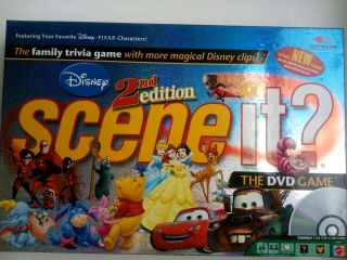 Disney Scene It 2nd Edition Dvd Game 2007 100 Complete Family