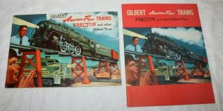Two 1954 American Flyer Trains Catalogs - Ln Nm