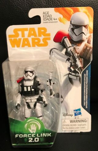 Hasbro | Star Wars Force Link 2.  0 - First Order Stormtrooper Officer |