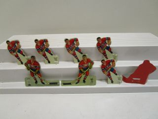 VINTAGE 1950 ' s TIN TABLE TOP HOCKEY PLAYERS NHL MONTREAL CANADIANS 2